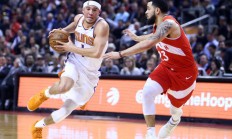 开云在线赛事平台-广州队力克猛龙，布克高光表现